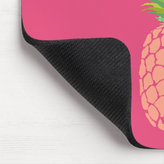 Ananas +Rosa Mousepad (Ecke)