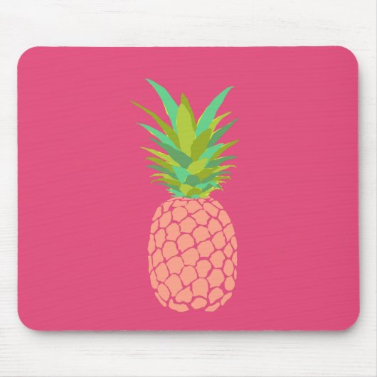 Ananas +Rosa Mousepad (Vorne)