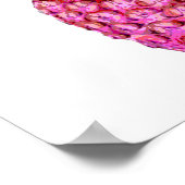 Ananas-Rosa Print Poster (Ecke)