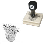 Ananas Rubber-Briefmarke Gummistempel (Stempel)