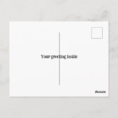 Ananas-Rumpunch am Strand, Bahamas Postkarte (Rückseite)