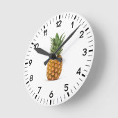 Ananas Runde Wanduhr (Winkel)