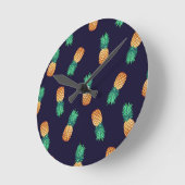 Ananas Runde Wanduhr (Winkel)