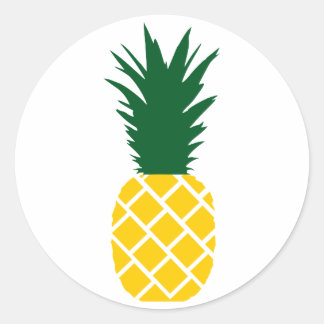 Ananas Runder Aufkleber