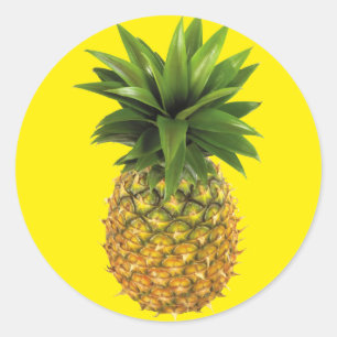 Ananas Runder Aufkleber