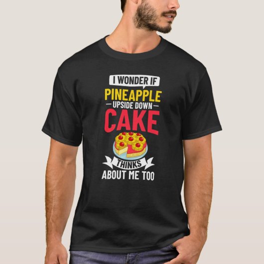 Ananas runder Cake Recipe Mix Füllung 2 T-Shirt (Vorderseite)