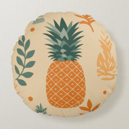 Ananas Rundes Kissen