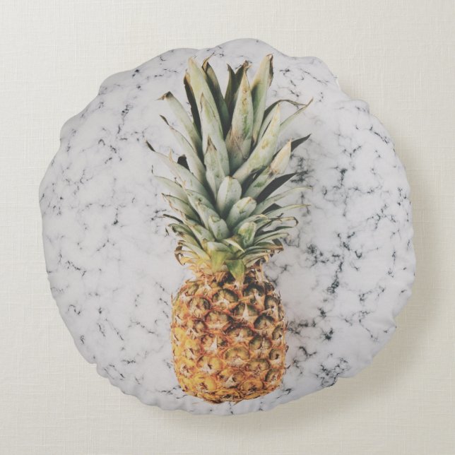 Ananas Rundes Kissen (Rückseite)