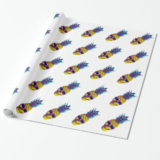 Ananas-Schädel Geschenkpapier