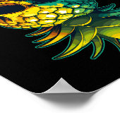 Ananas-Schädel-Schwingen auf der Pineapp Poster (Ecke)