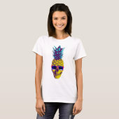 Ananas-Schädel T-Shirt (Vorne ganz)
