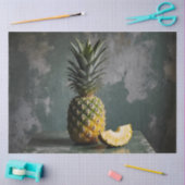Ananas & Scheibe Rustikale Grunge-Decoupage Seidenpapier (Basteln)