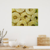 Ananas-Scheiben Poster (Küche)
