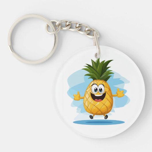 Ananas Schlüsselanhänger (Vorderseite)