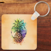 Ananas Schlüsselanhänger (Rückseite)