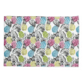 Ananas-Schmutz-Palmen Kissenbezug (Rückseite-Links)