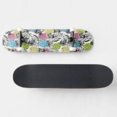 Ananas-Schmutz-Palmen Skateboard (Horizontal)