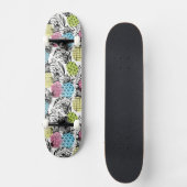 Ananas-Schmutz-Palmen Skateboard (Vorderseite)