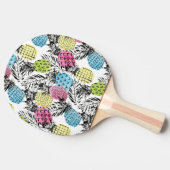 Ananas-Schmutz-Palmen Tischtennis Schläger (Seitenansicht)