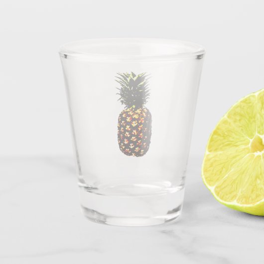 Ananas Schnapsglas (Rückseite)
