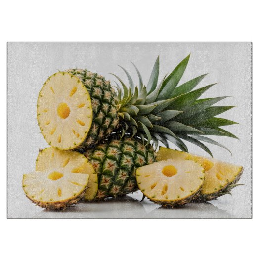 Ananas Schneidebrett (Vorderseite)
