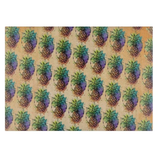 Ananas Schneidebrett (Vorderseite)