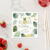 Ananas & Schnuller Aloha Baby Showroom Grün Serviette (Beispiel)