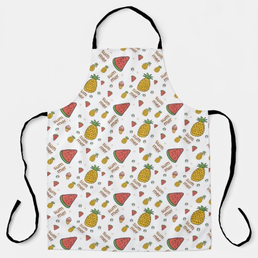 Ananas Schürze (Vorderseite)