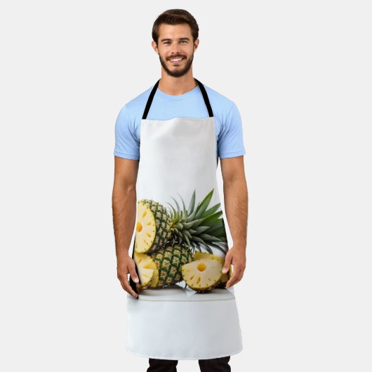 Ananas Schürze (Getragen)