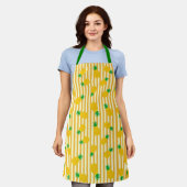 Ananas Schürze (Getragen)