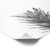 Ananas, schwarz und weiß fotodruck (Ecke)