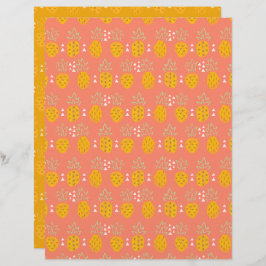 Ananas-Scrapbook-Papier