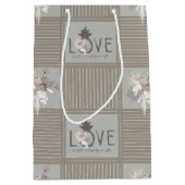 Ananas seines Auges, tropisch romanische Geschenkt Mittlere Geschenktüte (Vorderseite)