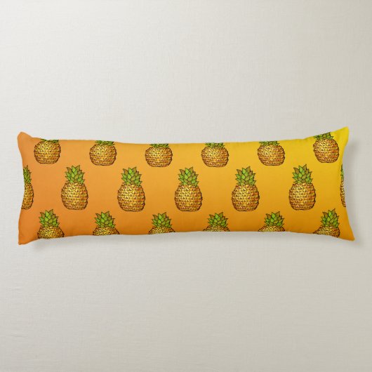 Ananas Seitenschläferkissen (Rückseite)