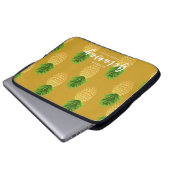 Ananas Senf Laptopschutzhülle (Vorne Knopf)