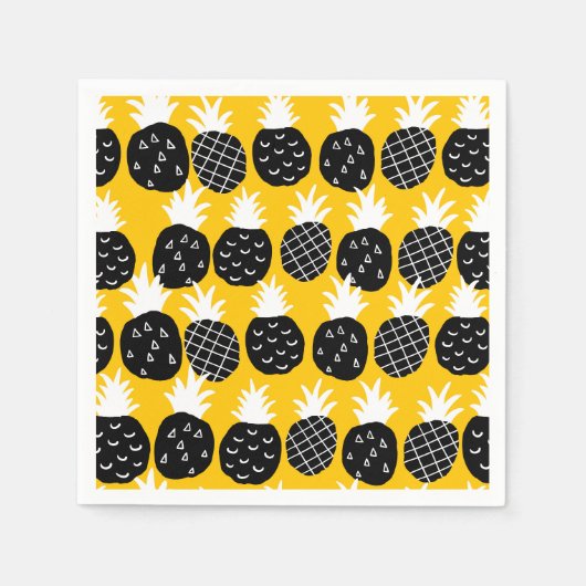 Ananas Serviette (Vorderseite)