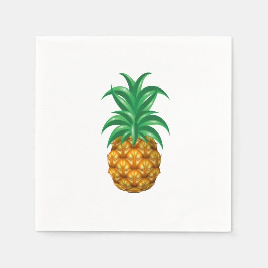 Ananas Serviette (Vorderseite)