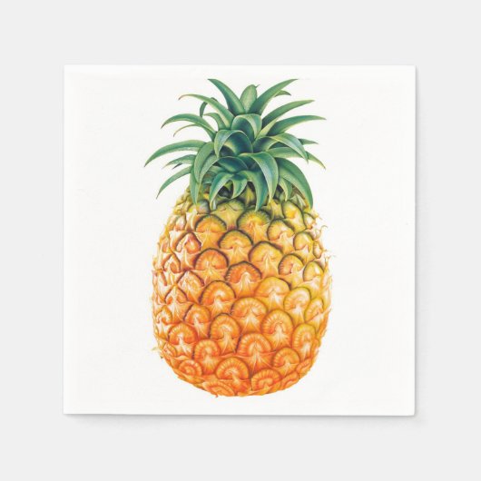 Ananas Serviette (Vorderseite)