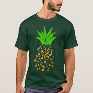 Ananas Sheet Music Clef Music T-Shirt