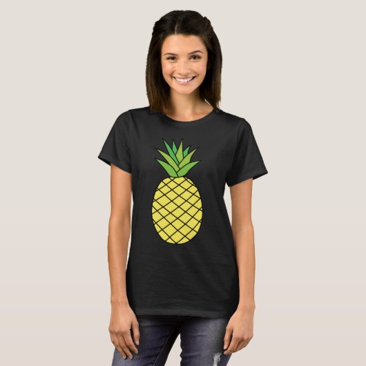 Ananas-Shirt T-Shirt (Vorne ganz)