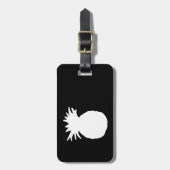 Ananas-Silhouette Gepäckanhänger (Vorderseite vertikal)
