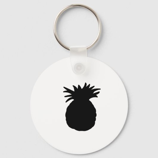Ananas-Silhouette Schlüsselanhänger (Vorderseite)