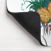 Ananas sind in meinem Kopf Mousepad (Ecke)