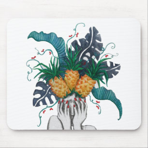 Ananas sind in meinem Kopf Mousepad