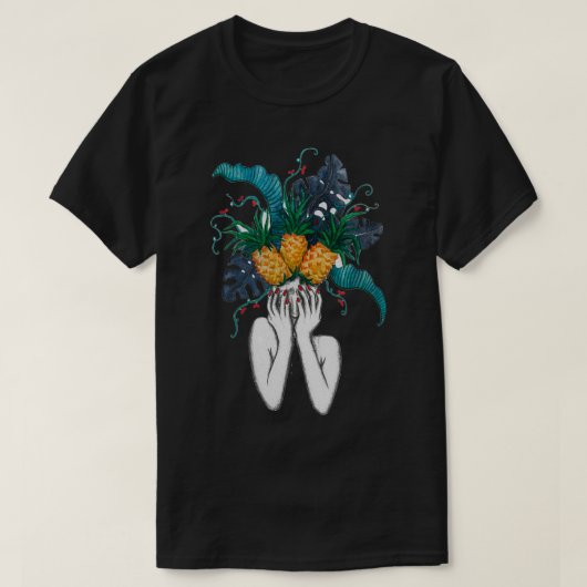 Ananas sind in meinem Kopf T-Shirt (Design vorne)