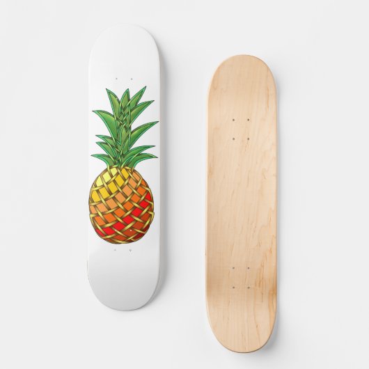 Ananas Skateboard (Vorderseite)