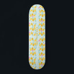 Ananas-Skateboard 'Don't Look Back' Skateboard<br><div class="desc">Moderne,  farbenfrohe Skateboard mit Ananas-Muster</div>