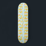 Ananas-Skateboard 'Don't Look Back' Skateboard<br><div class="desc">Moderne,  farbenfrohe Skateboard mit Ananas-Muster</div>