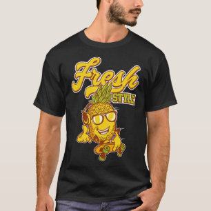 Ananas-Skateboard T-Shirt