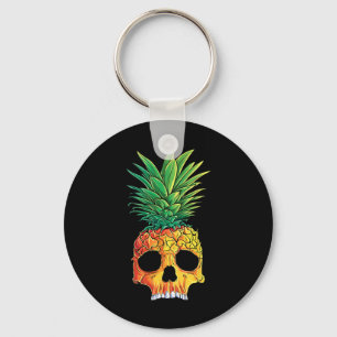 Ananas Skull T Shirt Aloha Beaches Hawaiian Haw Schlüsselanhänger
